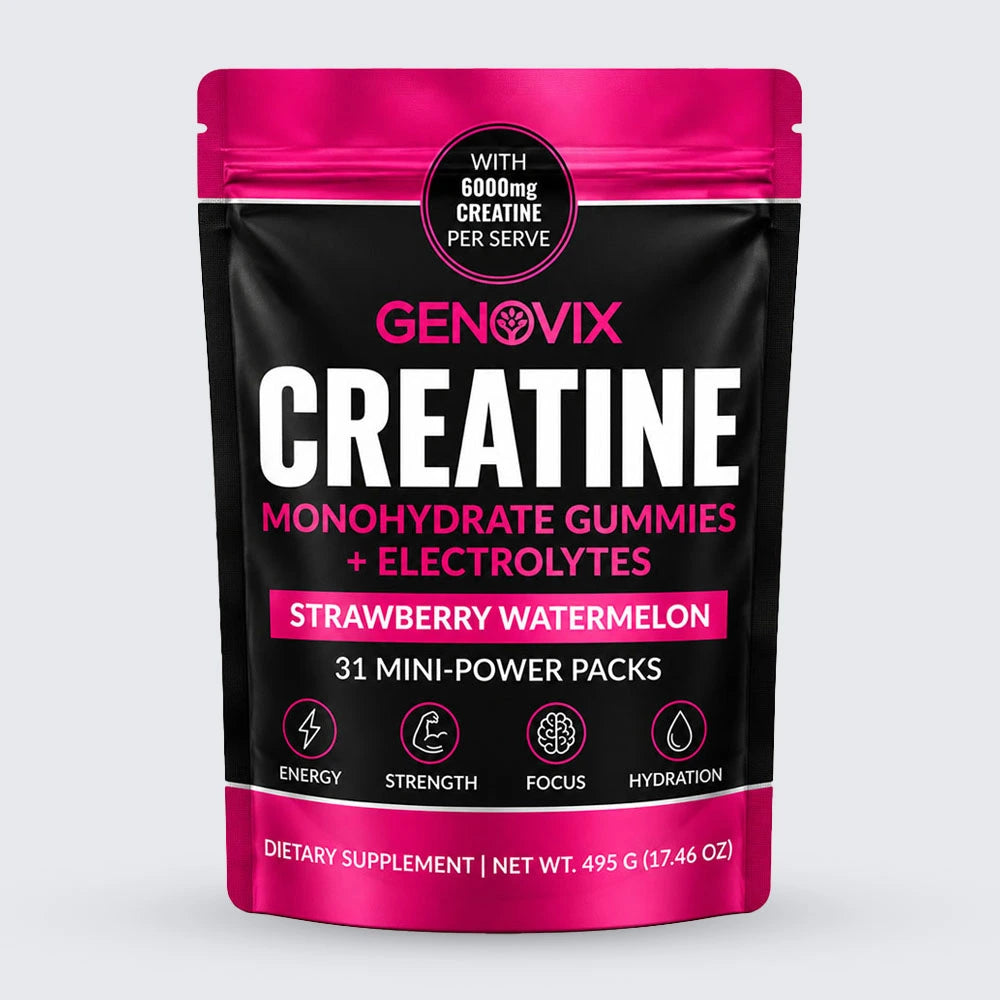 Genovix Creatine + Electrolytes Gummies
