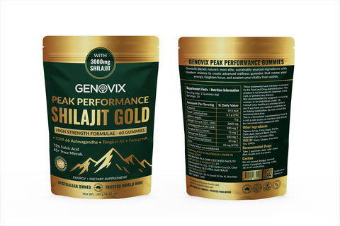 Genovix Shiliajit Peak Performance Gummies