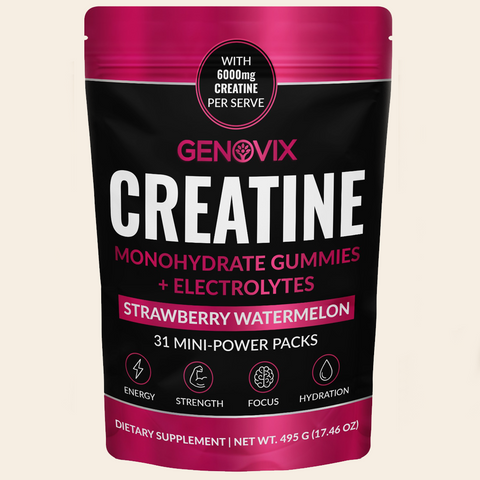 Genovix Mini Power Packs – Creatine + Electrolytes Gummies